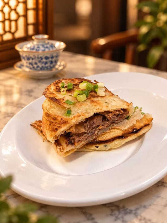 Grandma Style Pancake 牛肉卷饼.
