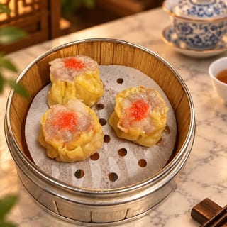 Shirmp+pork Suimai 香港虾肉烧卖 (3)