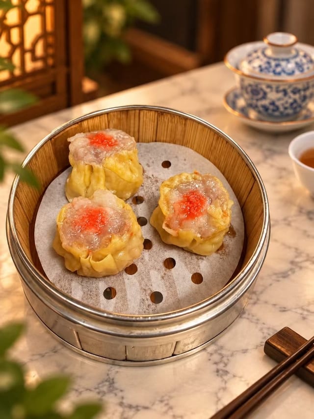 Shirmp+pork Suimai 香港虾肉烧卖 (3).