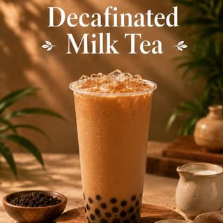 Decafinated Boba Milk Tea