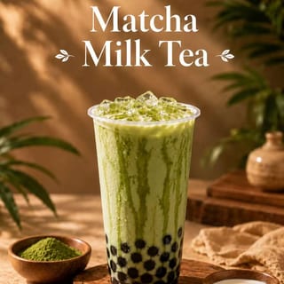 Matcha Boba Milk Tea