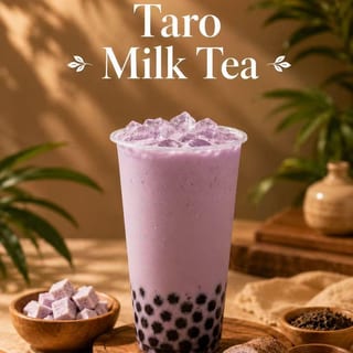 Taro Boba Milk Tea