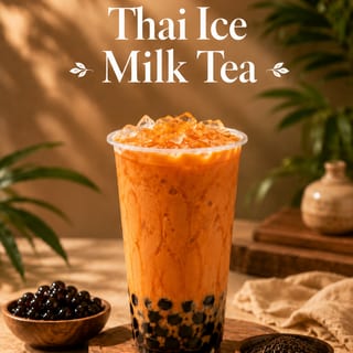 Thai Ice Boba Milk Tea